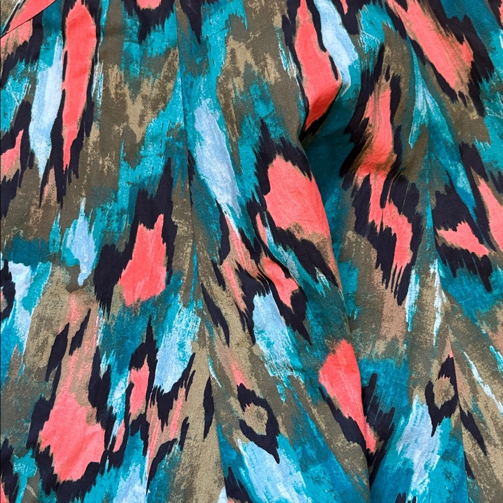 Anthropologie Girls from Savoy Painted Ikat Dress - Picture 4 of 5